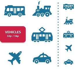 Vehicles Icons