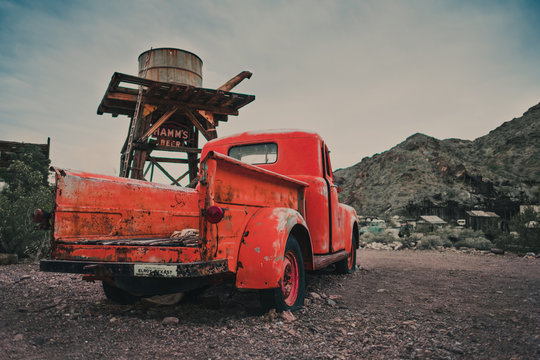 Old Red Truck