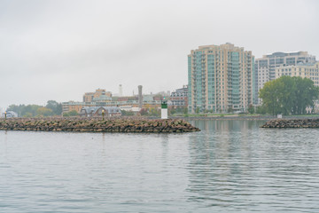 Obraz premium Beautiful nature landscape along St Lawrence River