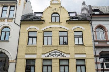 Jugendstilfassaden und Ornamente in Ålesund