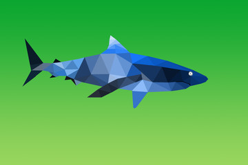 requin nageant