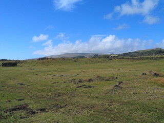 Eastern Island.  The island of the  moais. Rapa Nui. Chile