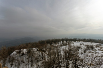 Obraz na płótnie Canvas Winter in the Pilis