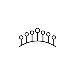 woman crown icon. Element of royalty for mobile concept and web apps icon. Thin line icon for website design and development, app development. Premium icon