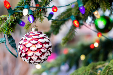 Christmas Ornament on Tree