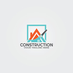 Real estate or house icon for building  construction