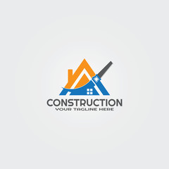 Real estate or house icon for building  construction