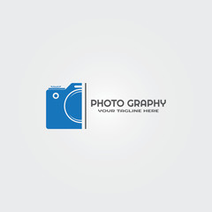 Photograph camera flat vector icon