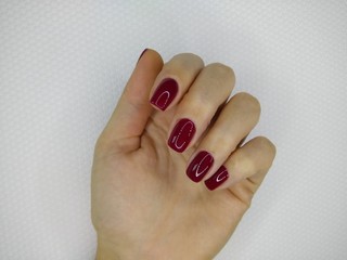stylish design of manicure