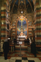 Fototapeta na wymiar Lateral Altar in Basilica Saint Anthony in Padua, Italy