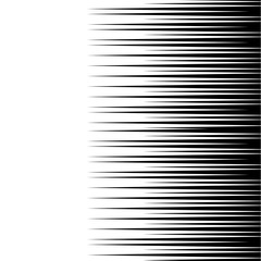 Comic book speed horizontal lines on white background.