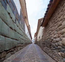 January 20, 2019 ,Hatun Rumiyoc Street (Cusco City) Peru