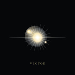 Shine Vector Template Design Illustration