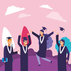 graduation ceremony people