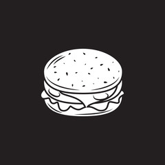 Hamburger icon. Simple element illustration. Hamburger symbol design template. Can be used for web and mobile