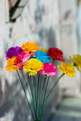 plastic flowers