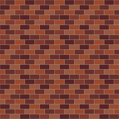 Brick Wall Seamless Pattern - Vintage style seamless pattern design