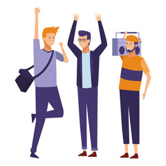 guys casual radio stereo party