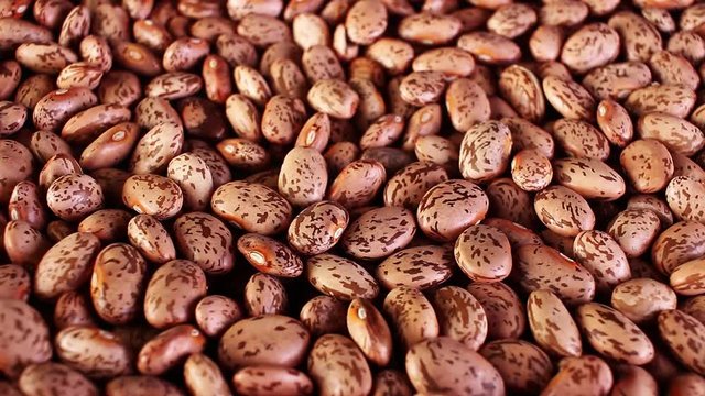 Beans food closeup texture pattern seamless looping rotating video footage hd resolution.