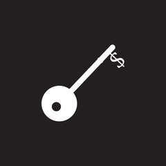 dollar key icon. Simple element illustration. Business icons universal for web and mobile