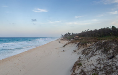 Twilight at Santa Maria del Mar Beach, Havana, Cuba