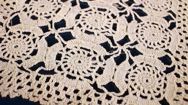 Crochet hand made cloth grandma's hobby