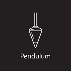 Physical Pendulum icon. Simple element illustration. Physical Pendulum symbol design from Construction collection set. Can be used in web and mobile