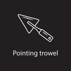 Trowel icon. Simple element illustration. Trowel symbol design from Construction collection set. Can be used in web and mobile