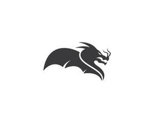 Dragon head symbol illustration