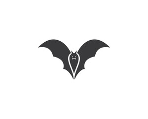 Bat logo template vector icon illustration design