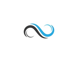 Infinity logo template