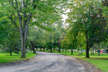 The city park of Kingston