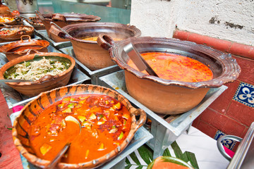 National Mexican food in a trendy Coyoacan restaurant