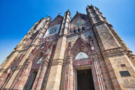 Famous Blessed Sacrament Temple in Guadalajara (Templo Expiatorio del Santisimo Sacramento)