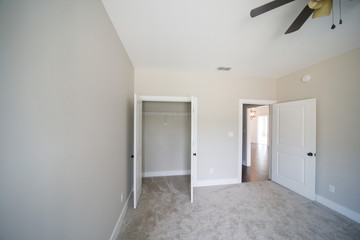Guest Bedroom In a New Construction Home in the Suburbs