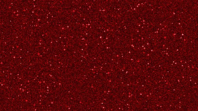 4k red glitter animation, glowing background