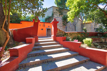 San Miguel de Allende, Benito Huarez park in Zona Centro in historic city center
