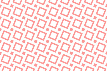 Abstract geometric pattern. A seamless vector background. White and pink ornament. Graphic modern pattern. Simple lattice graphic design