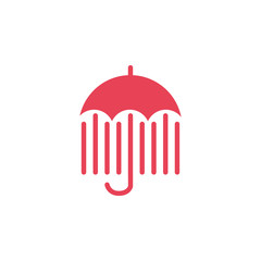 Simple umbrella vector