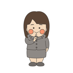 女性キャラクター秘密