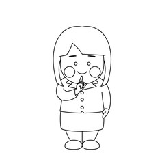 女性キャラクター秘密