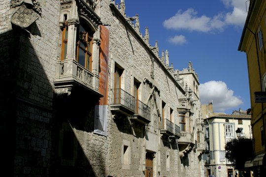Street of Burgos. Castilla y Leon. Spain