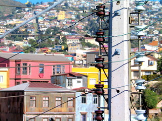 Valparaiso. Colorful city of Chile