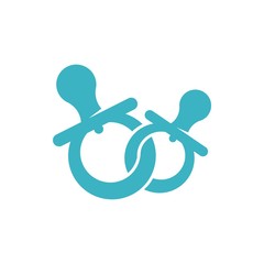 Baby shop vector icon