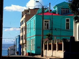 Valparaiso. Colorful city of Chile