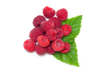 Set of Ripe raspbarry