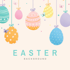Happy Easter card design