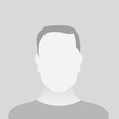 Person gray photo placeholder man material design