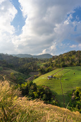 Rural Landscape in north Thailand.