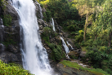 Fototapeta na wymiar Waterfall river landscape
